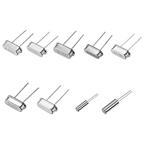 Sourcingmap Oscillateur Quartz Assortiment 54 Pièces DIP HC-49S