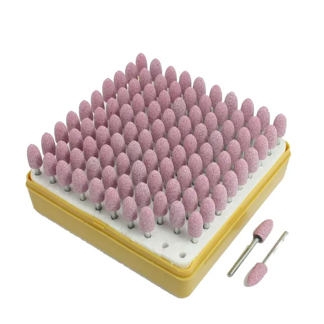 sourcingmap meule sur tige conique 8mm queue 3mm coffret 100