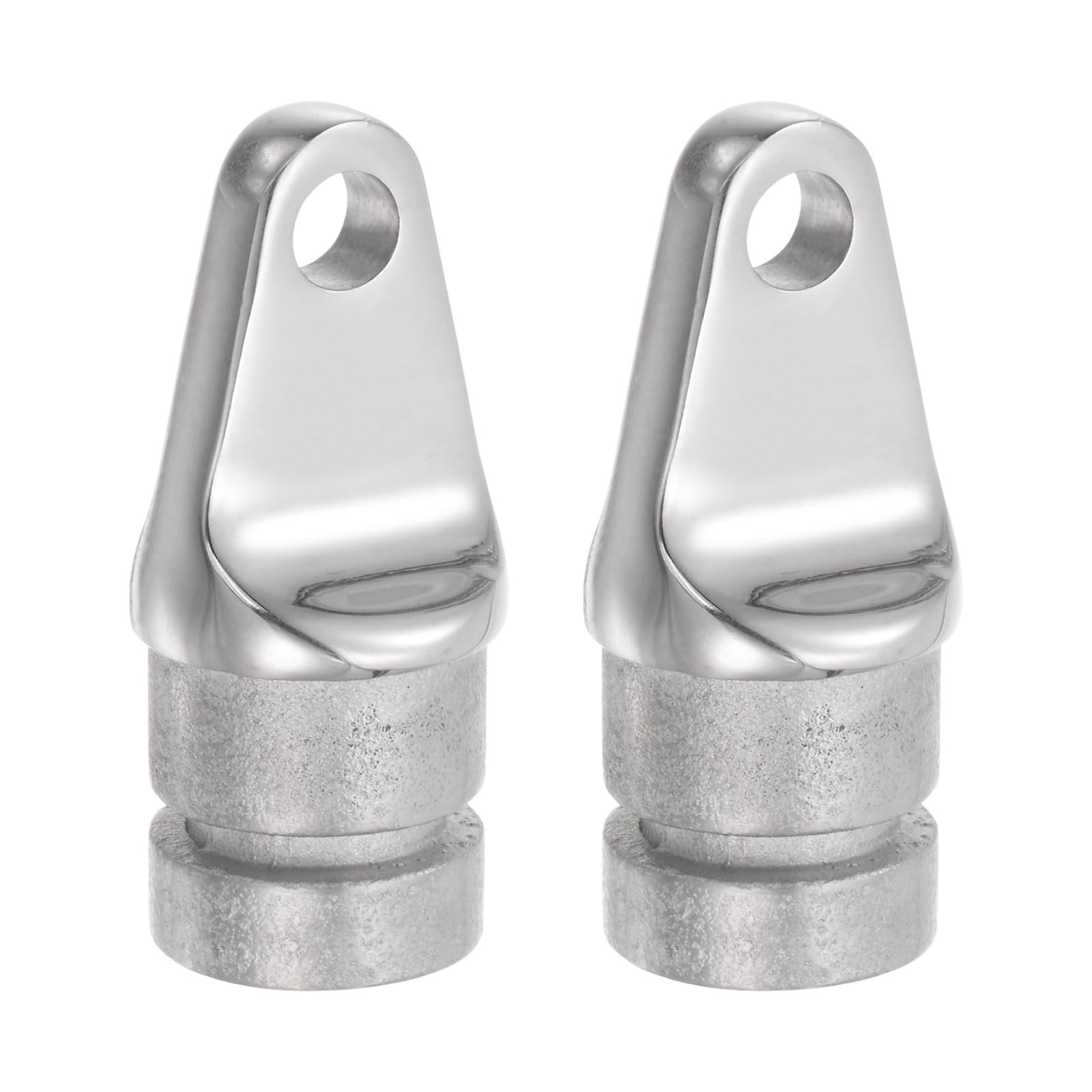 Sourcing Map Embouts Bimini Bateau Inox 22mm 2 Pcs