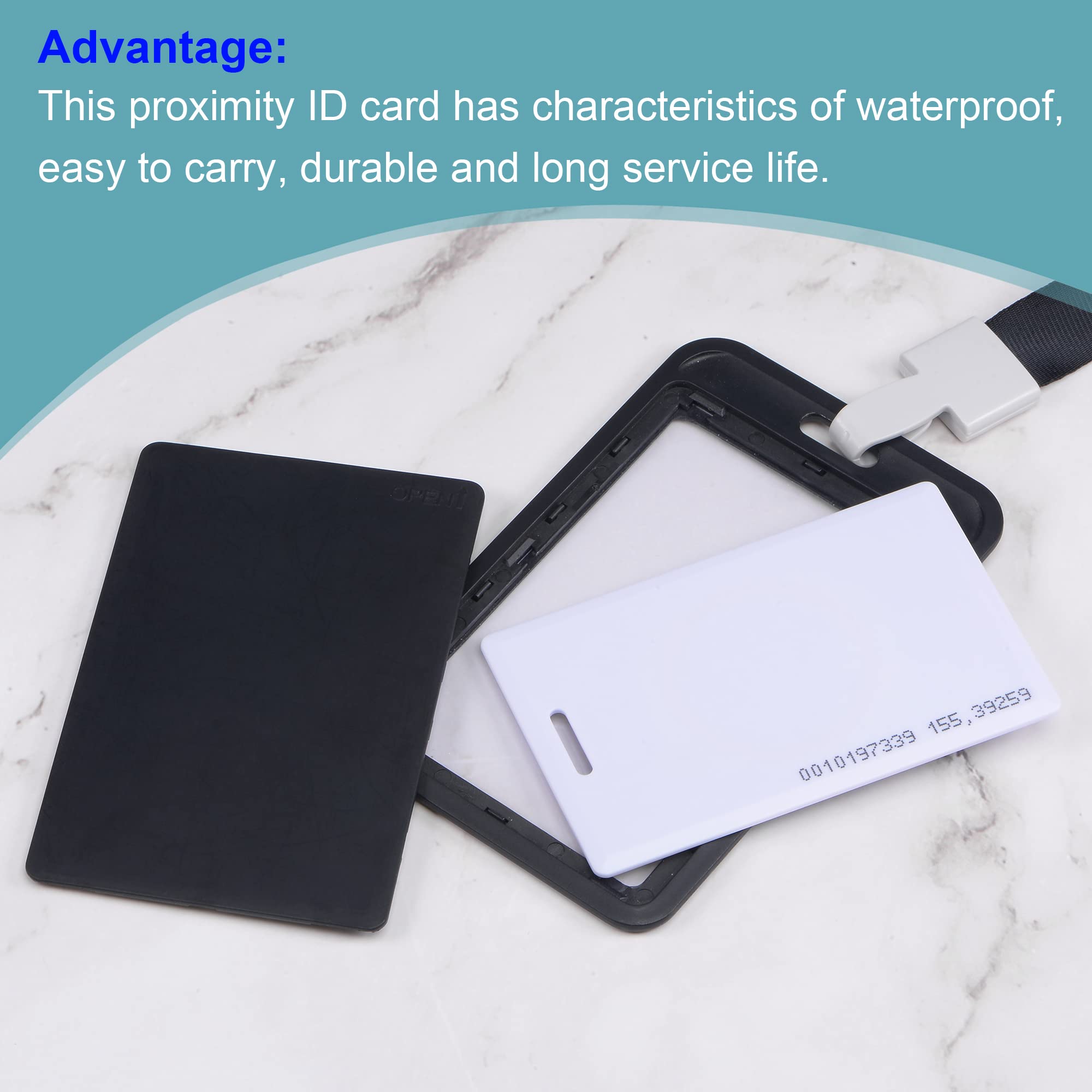 sourcingmap Electronics carte RFID TK4100 blanche lot de 10
