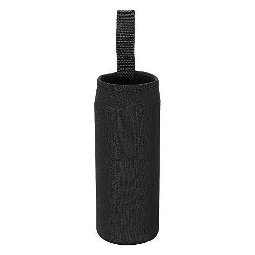 sourcing map Manchon bouteille 500 ml néoprène noir lot de 2