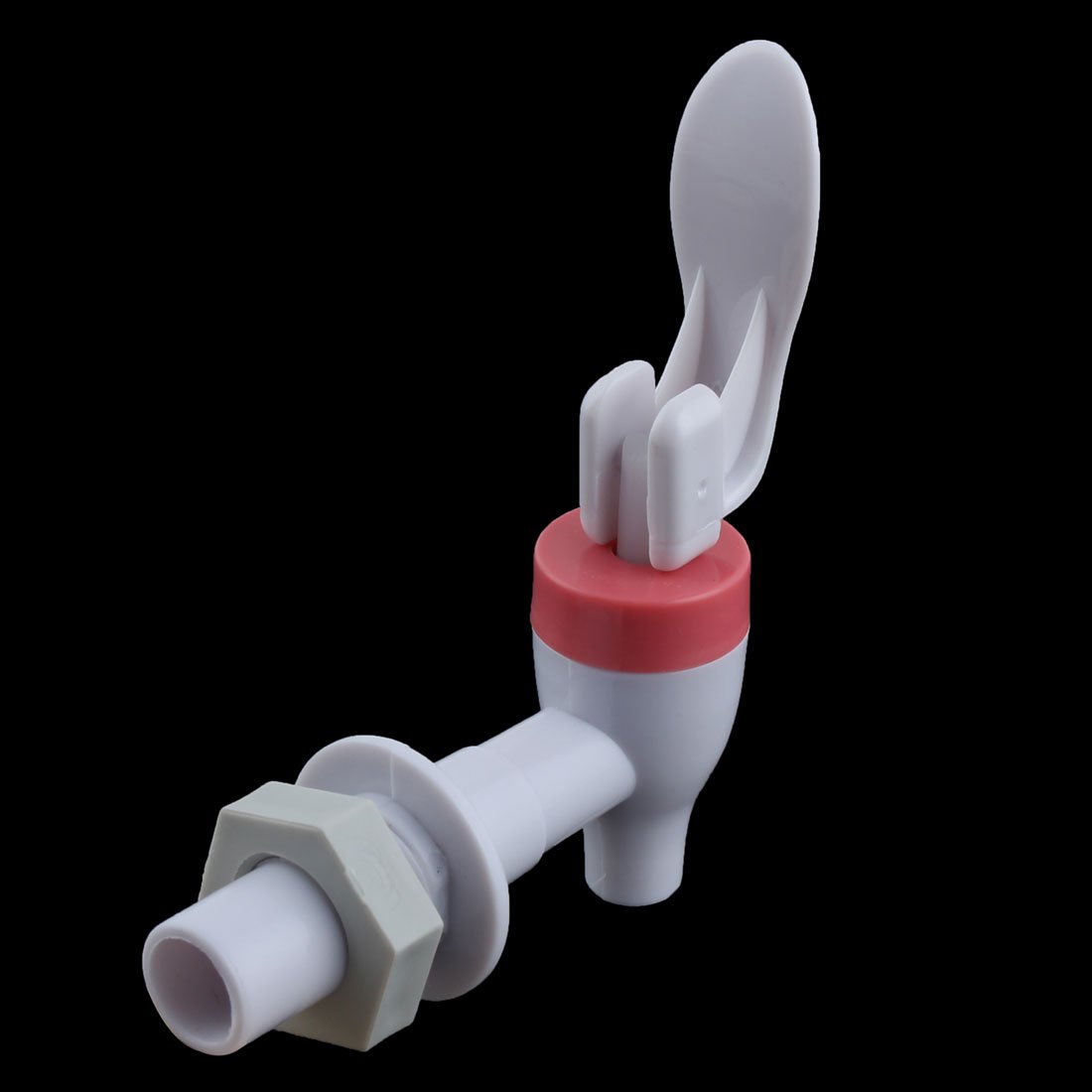 Sourcingmap robinet distributeur eau poussoir blanc 15 mm 2 pcs