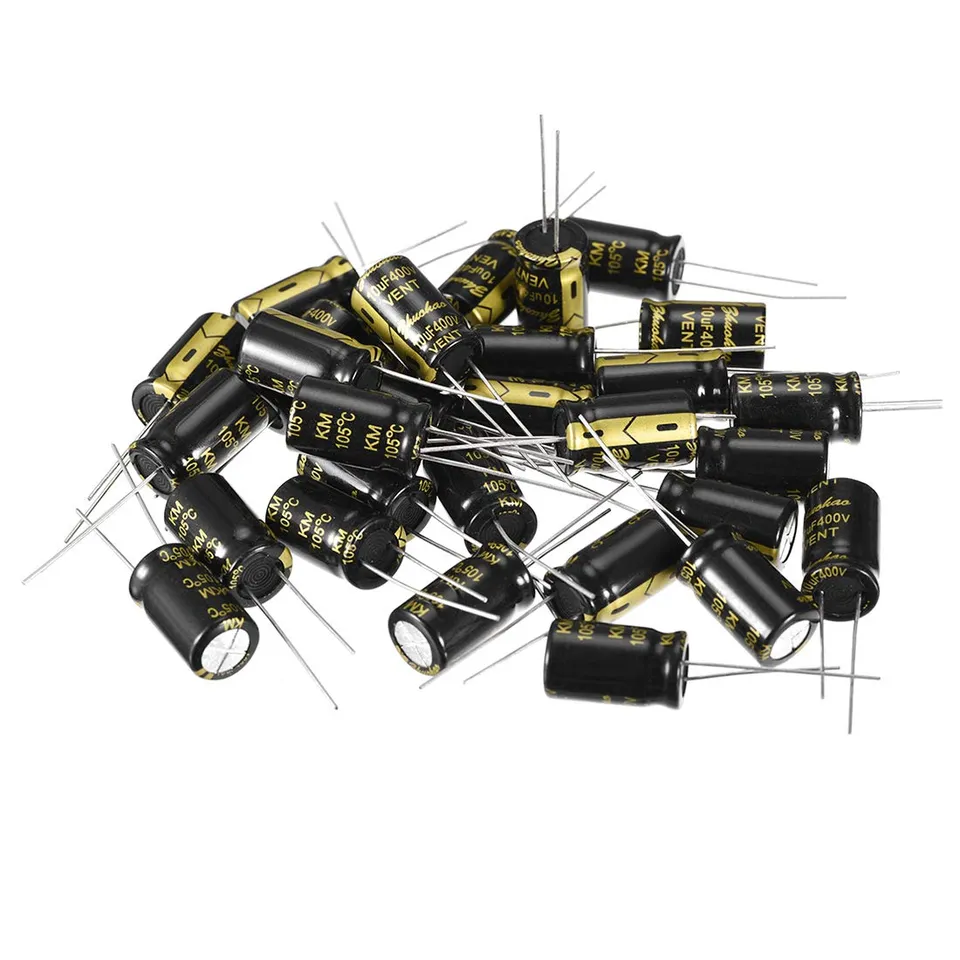 sourcing map 10uF 400V condensateur électrolytique 10x17mm lot 30
