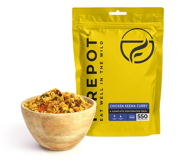 Firepot Main Meals Chicken Keema Curry plat poulet 125g