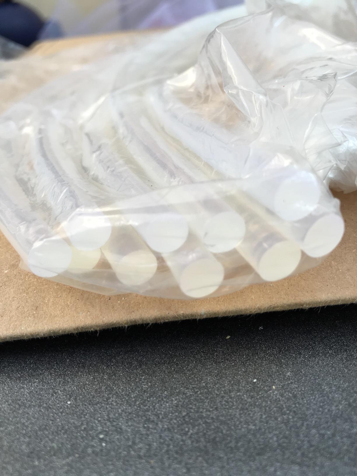 Sourcingmap Bâtons colle chaude 7x300mm transparent lot 10