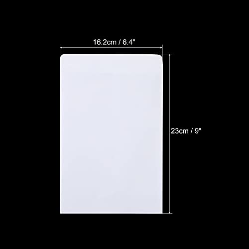 sourcing map #7 enveloppes blanches 25 pièces autoadhésives 23x16,2 cm