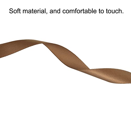 Sourcingmap Ruban Satin 20mm x 91,4m Bordeaux Polyester