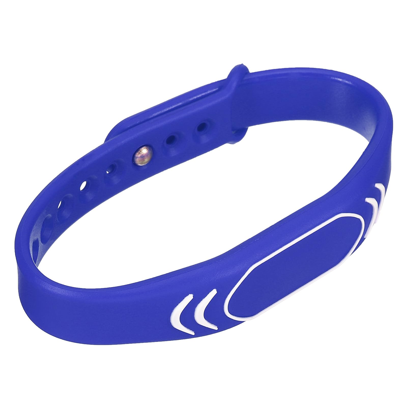 sourcing map Electronics bracelet RFID silicone 13,56 MHz bleu x1