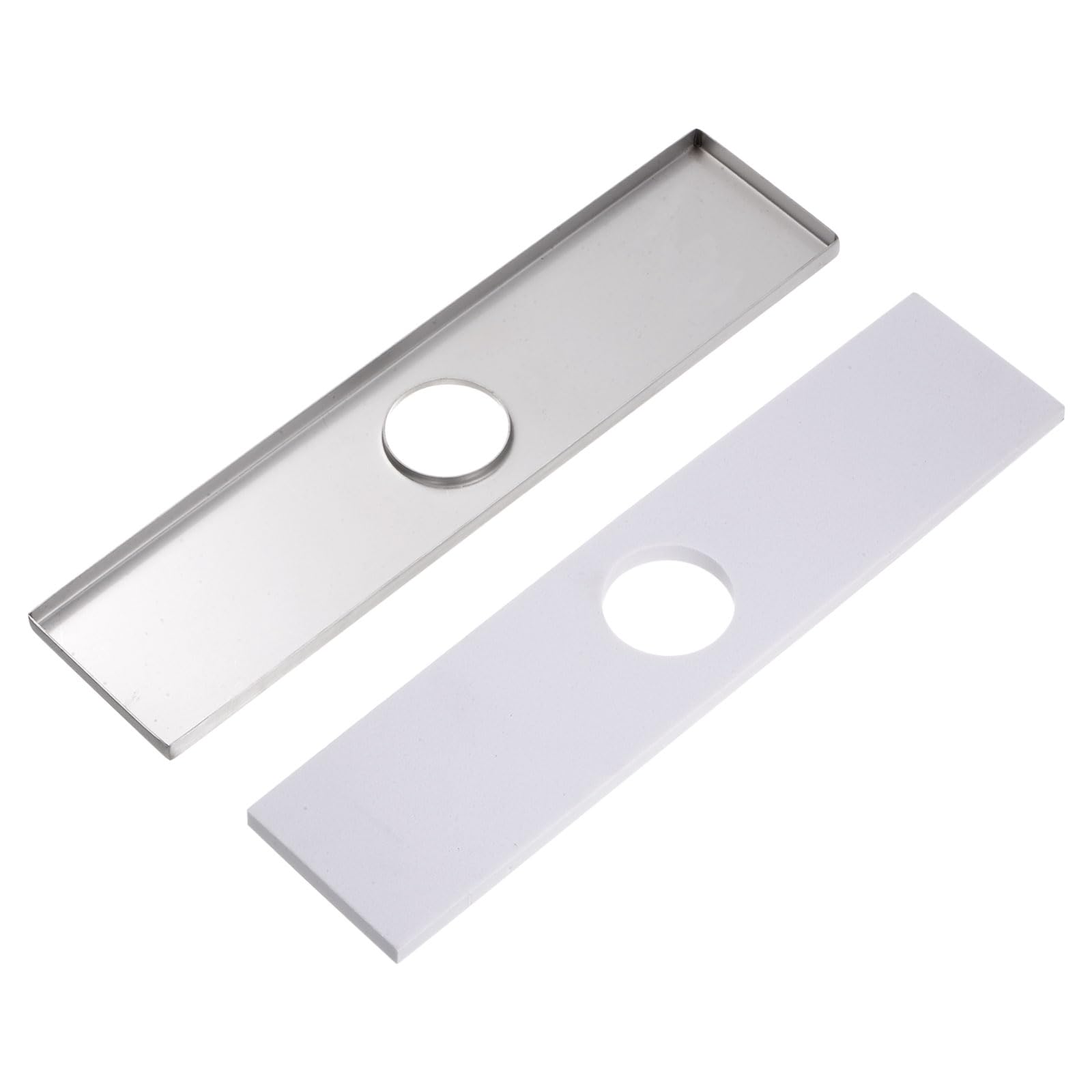 Sourcingmap couvercle trou évier 10" inox argent brossé