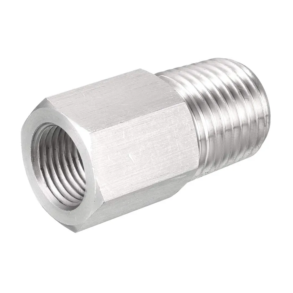 Sourcingmap Adaptateur 1/4 NPT Mâle 1/8 G Femelle Inox