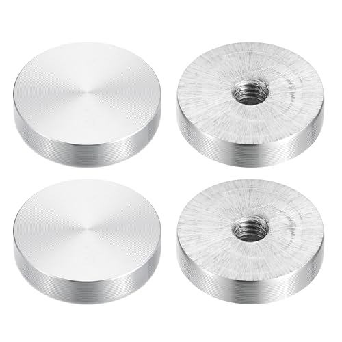 Sourcingmap Home & Garden Disque alu argent M8 30 mm x4