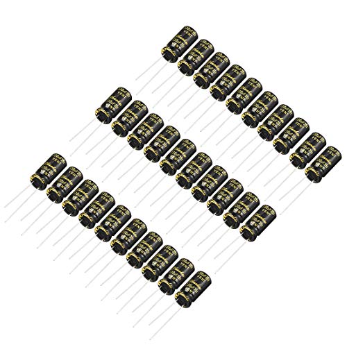 Sourcing Map Condensateur 330uF 35V 8x16mm x30 radial