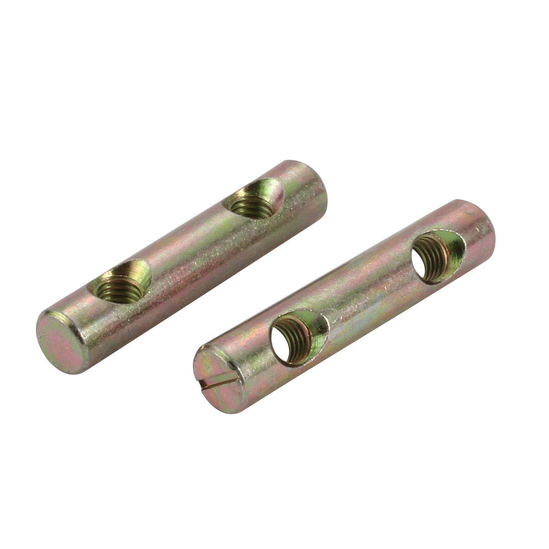 Sourcing Map Home & Garden écrou croisé M8x60mm fer zingué 5pcs