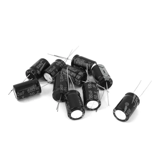 sourcingmap Condensateur Électrolytique 50V 680µF 10pcs