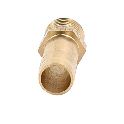 sourcingmap Raccord Cannelé Laiton BSP 1/4 10mm Lot 5