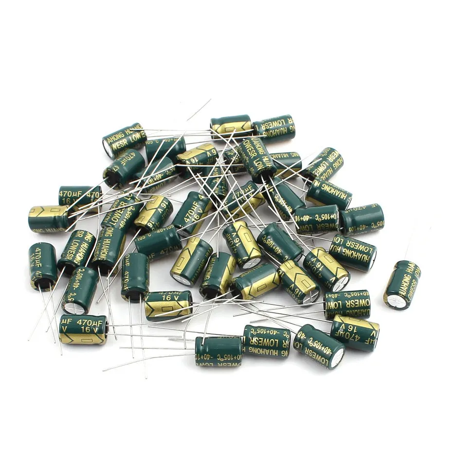 Sourcingmap Condensateur Électrolytique 16V 470µF 45 pcs