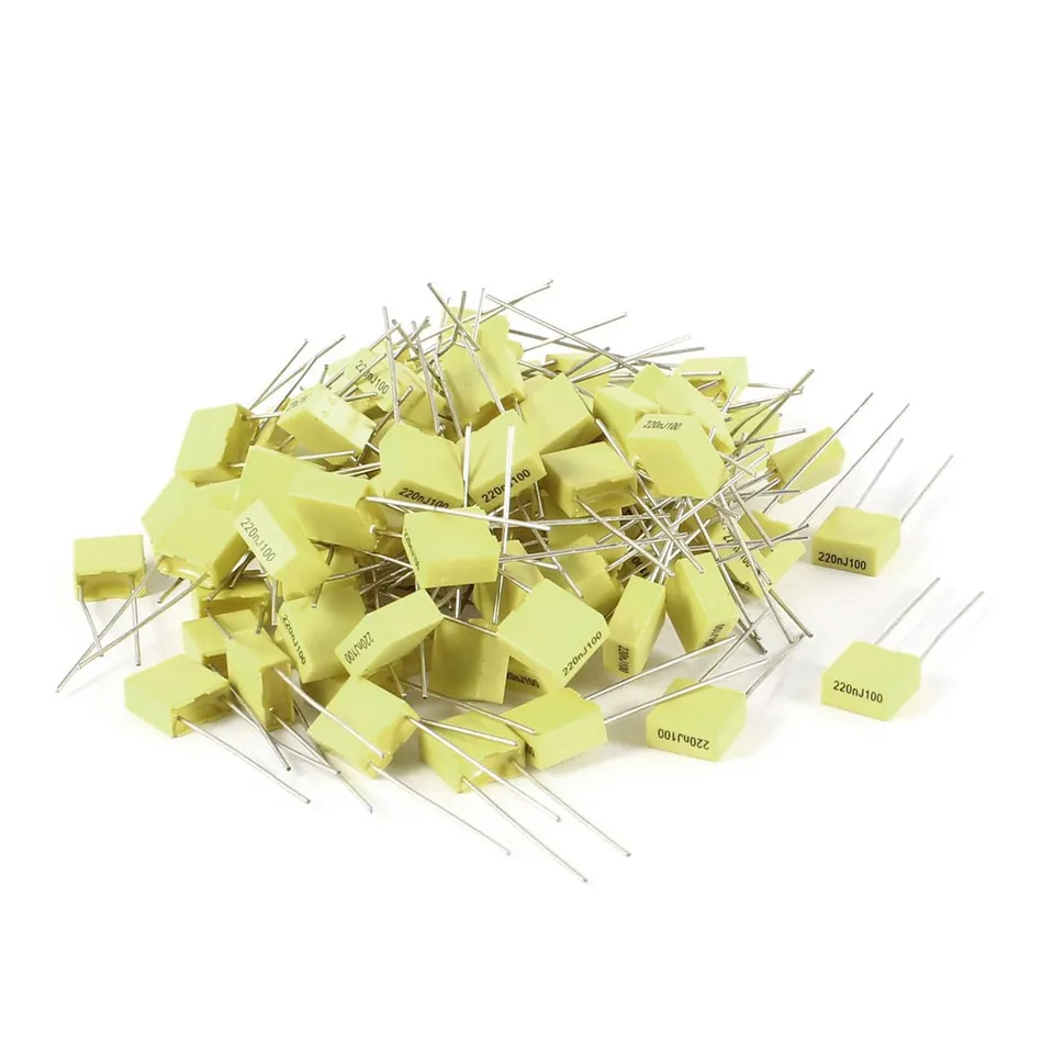 Sourcingmap 220nJ100 0.22uF 100V Condensateur film 100 pcs