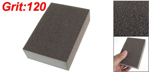 Sourcingmap Bloc Éponge Ponçage Grain 120 100x70x25mm
