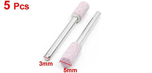 Sourcingmap Pierre Montée Cylindrique 5mm Lot de 5 Roses