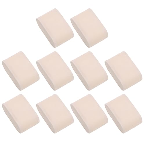 Sourcing Map Lot 10 coussins montre flanelle beige 73mm