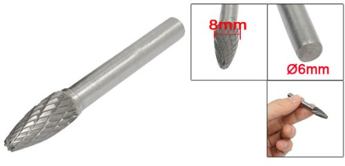 SOURCINGMAP Fraise Rotative Carbure 8x18 mm Double Coupe