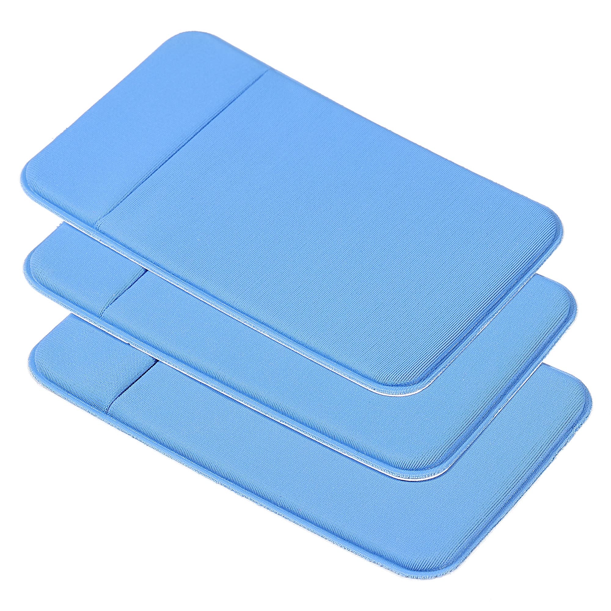 Sourcingmap Office porte-carte spandex bleu x3