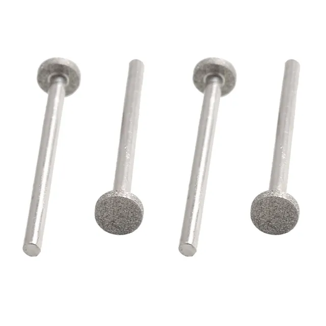 sourcingmap meule diamantée plate 8 mm tige 3 mm lot 4