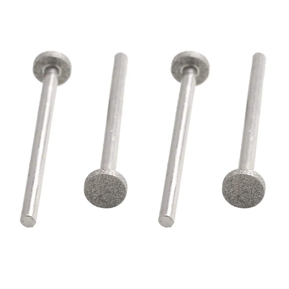 sourcingmap meule diamantée plate 8 mm tige 3 mm lot 4