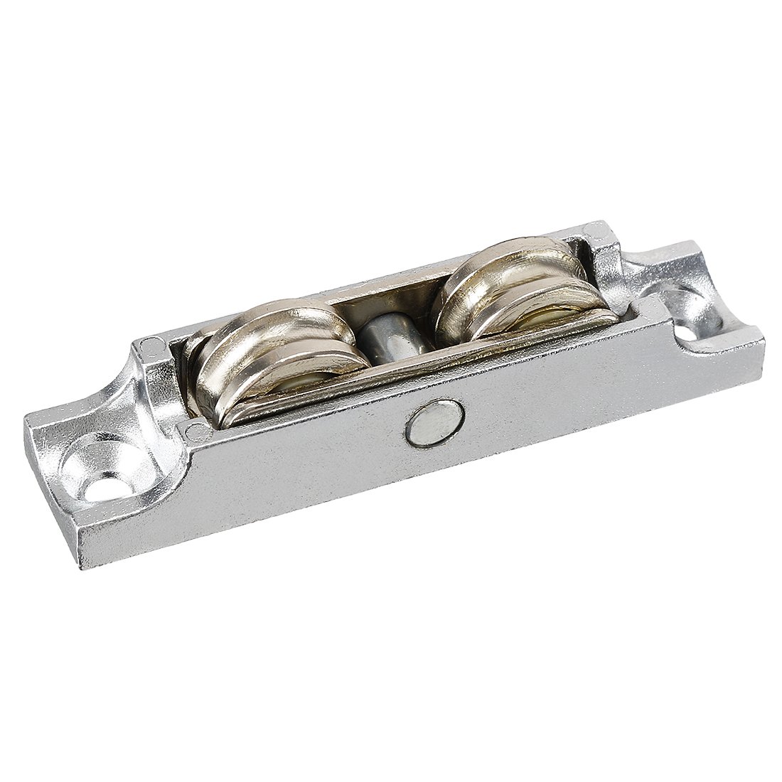 Sourcingmap Roulette Porte Coulissante 16mm Double Roue Acier