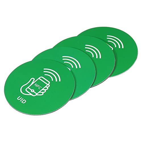 sourcingmap Office Étiquette NFC autocollant vert 13,56MHz lot 4