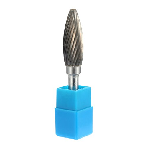 Sourcing Map Industrial Fraise Rotative Flamme 12x32mm Tige 6mm