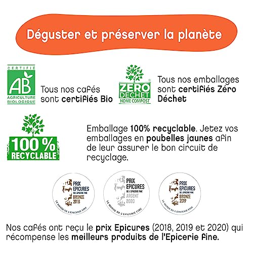 Terramoka Mademoiselle Adèle café en grains 1 kg bio
