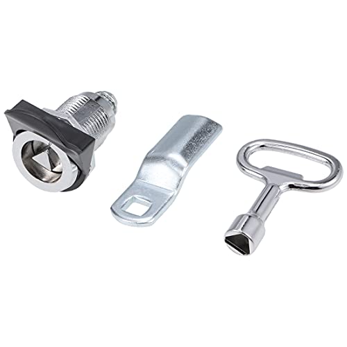 Sourcingmap Home Serrure Triangle Came Longue Argent 2 Pcs