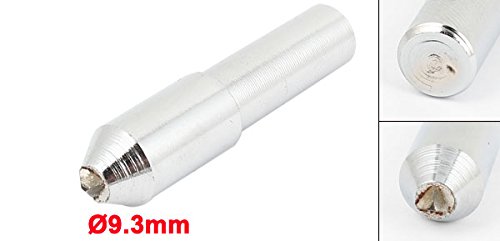 sourcing map Stylo dresseur diamant 48mm pointe diamant argenté
