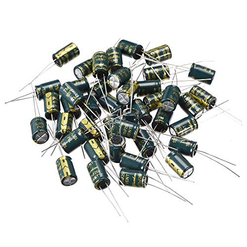 Sourcingmap 470uF 25V condensateur électrolytique 40 pcs faible ESR