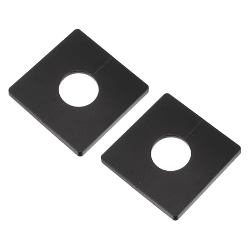 Sourcingmap Cache-tuyau Noir 33mm Lot 2 ABS 85mm