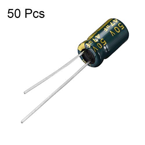 Sourcing Map Condensateur alu faible ESR 47uF 50V lot 50