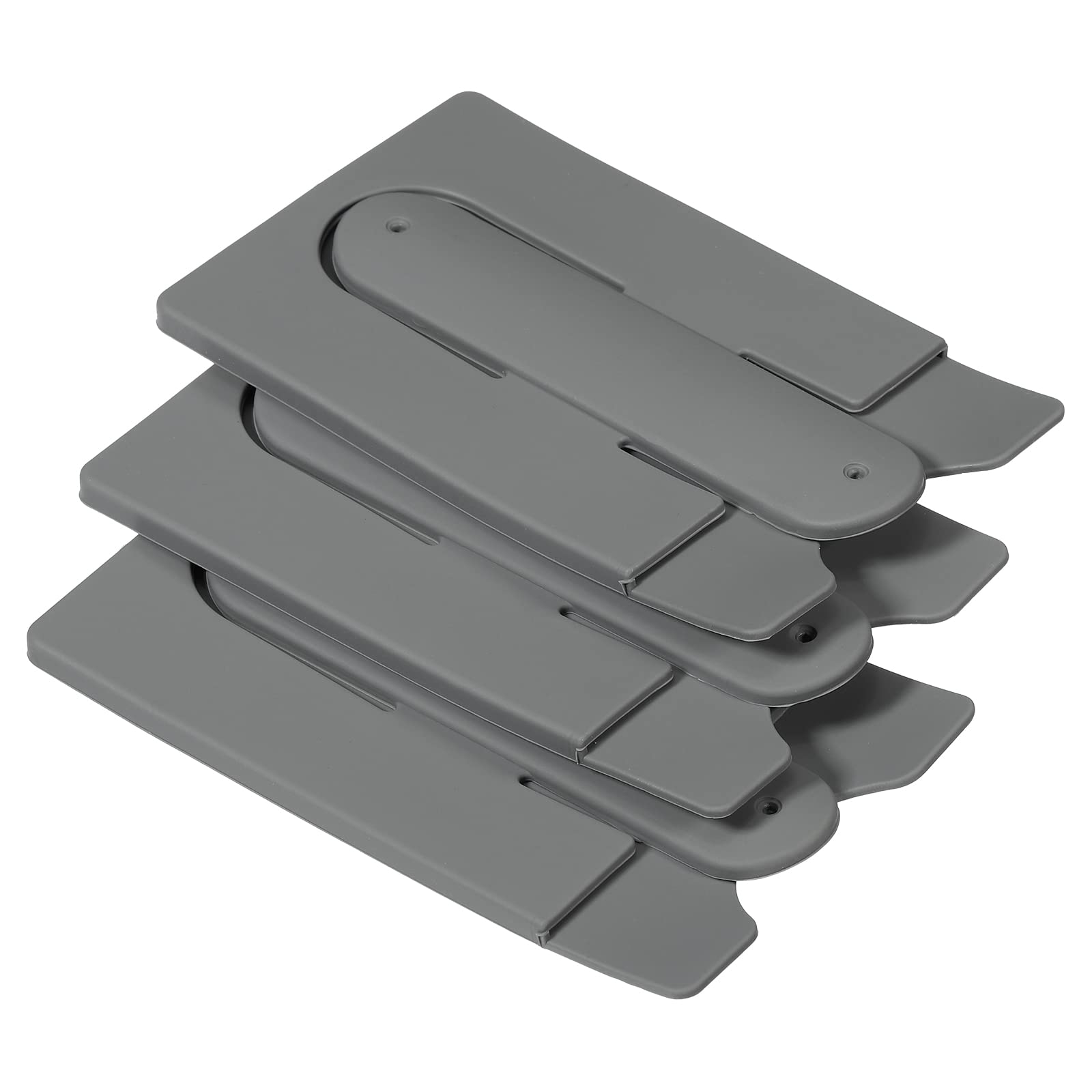Sourcingmap Electronics porte-carte silicone gris x3