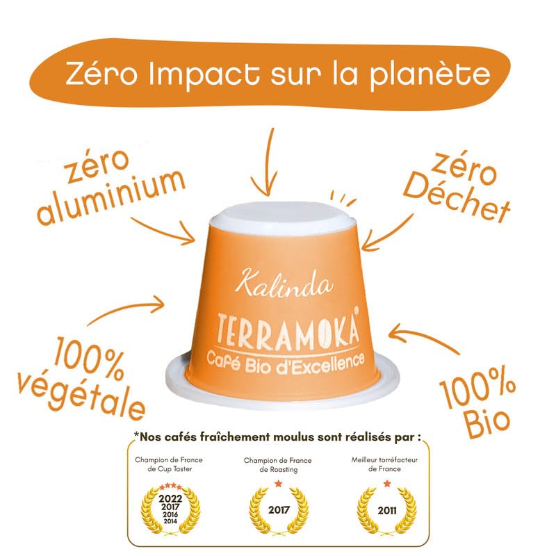 Terramoka Miss Kalinda capsules café bio arabica 300 corsé