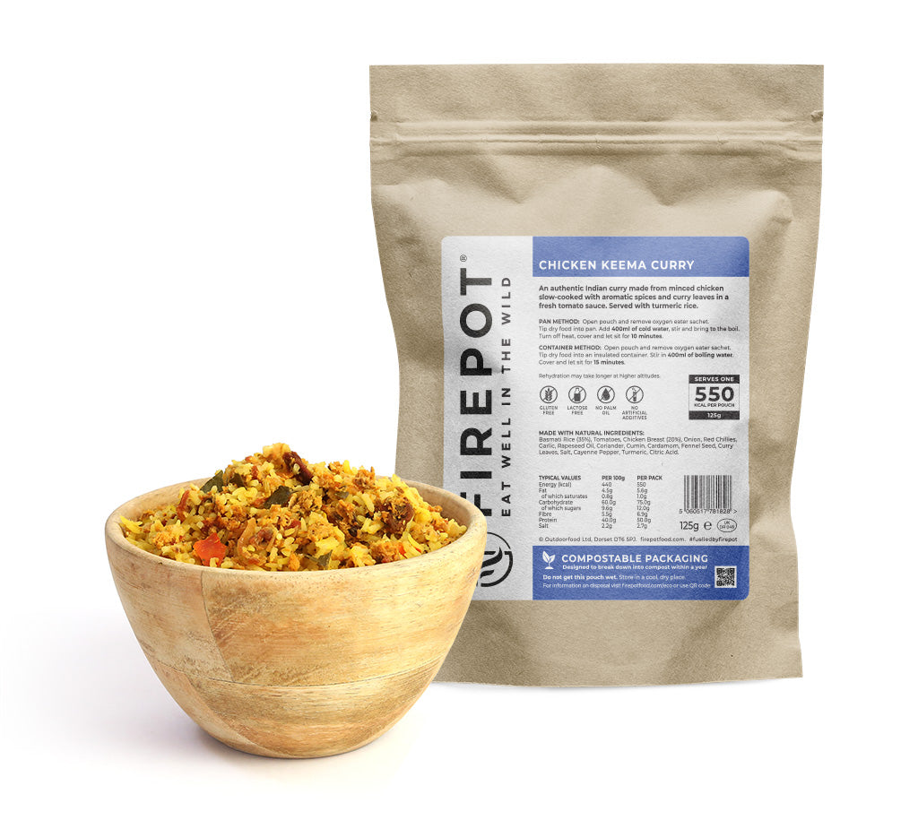 Firepot repas compostable plat lyophilisé Tuscan Stew régulier