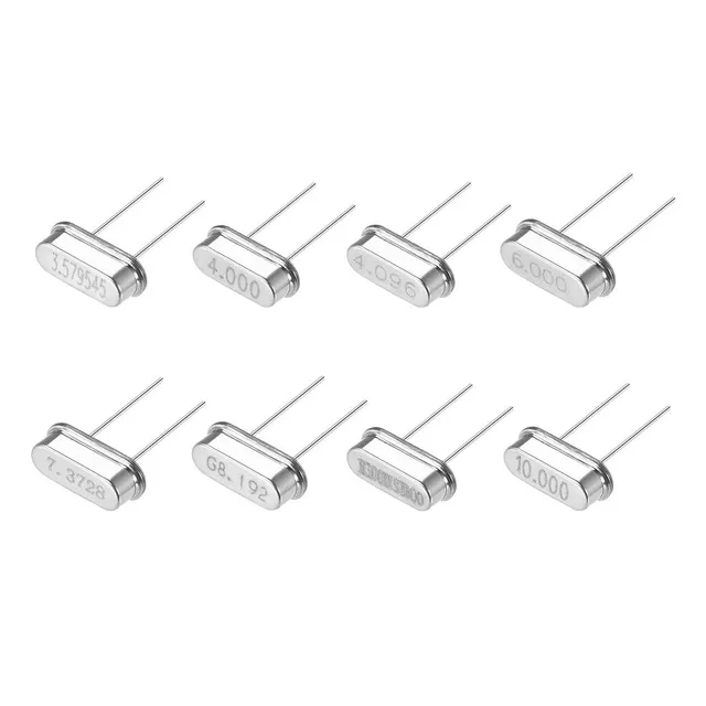 sourcing map HC-49S quartz oscillateur DIP kit 80 pcs ±20ppm