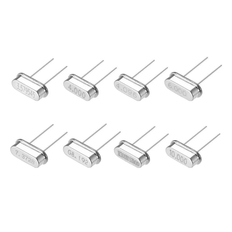 sourcing map HC-49S quartz oscillateur DIP kit 80 pcs ±20ppm