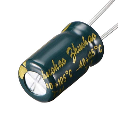 sourcingmap 47uF 50V condensateur électrolytique 150 pcs 6,3x11mm
