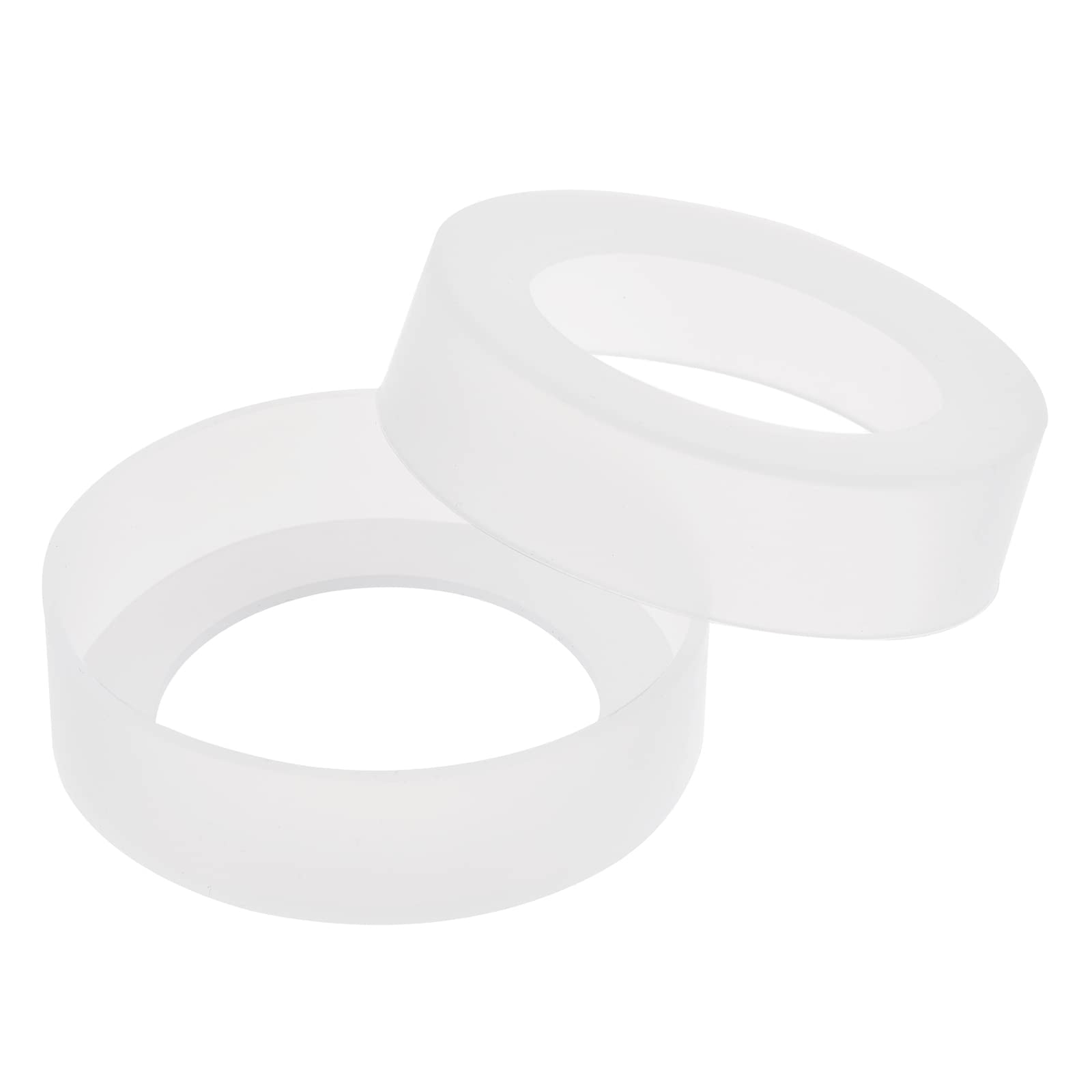 sourcing map Home Garden housse silicone 62mm blanc lot 2 antidérapant
