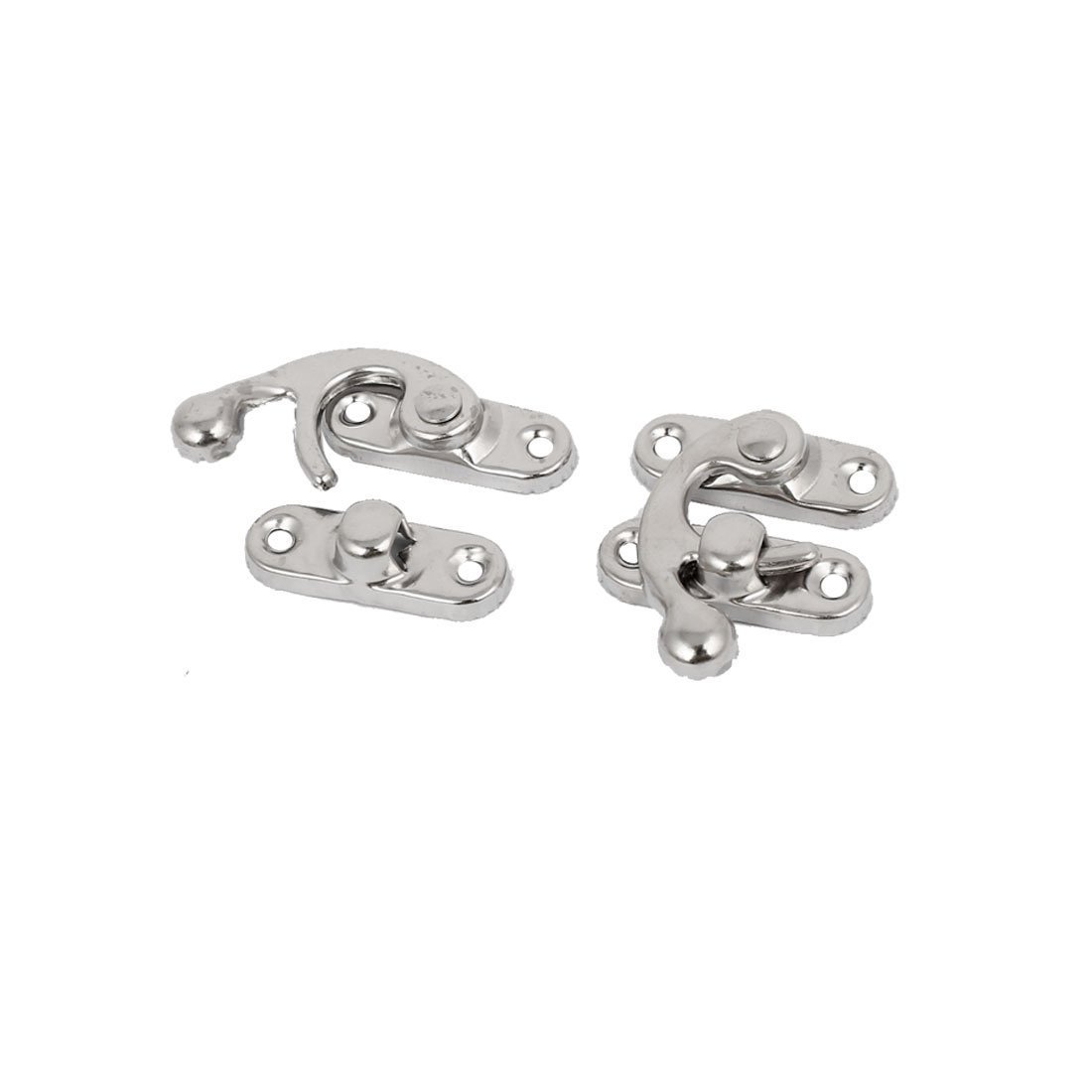 Sourcingmap Home moraillon serrure coffret argent lot 10 métal