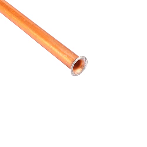 Sourcing Map tube compresseur air cuivre M10 200mm