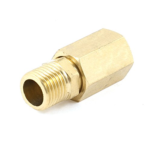 Sourcingmap Adaptateur Raccord Laiton 12 vers 13 mm