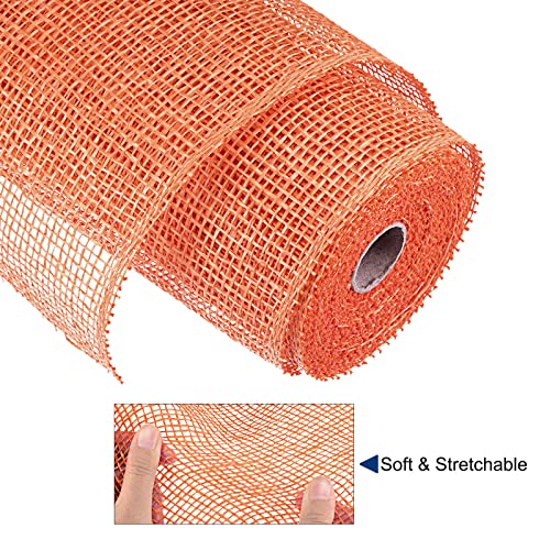 sourcing map Home & Garden maille 10 pouces x 10 yards orange 1 rouleau