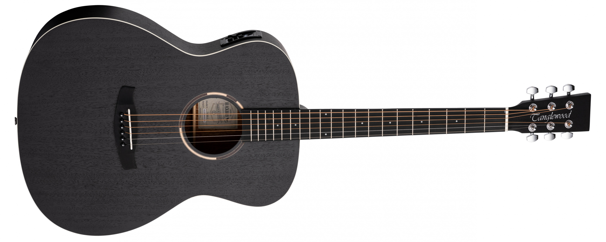 Tanglewood Blackbird TWBBOE guitare folk électro noire