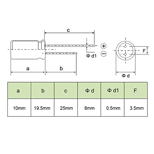 sourcing map Industrial condensateur électrolytique 4.7uF 400V lot 30